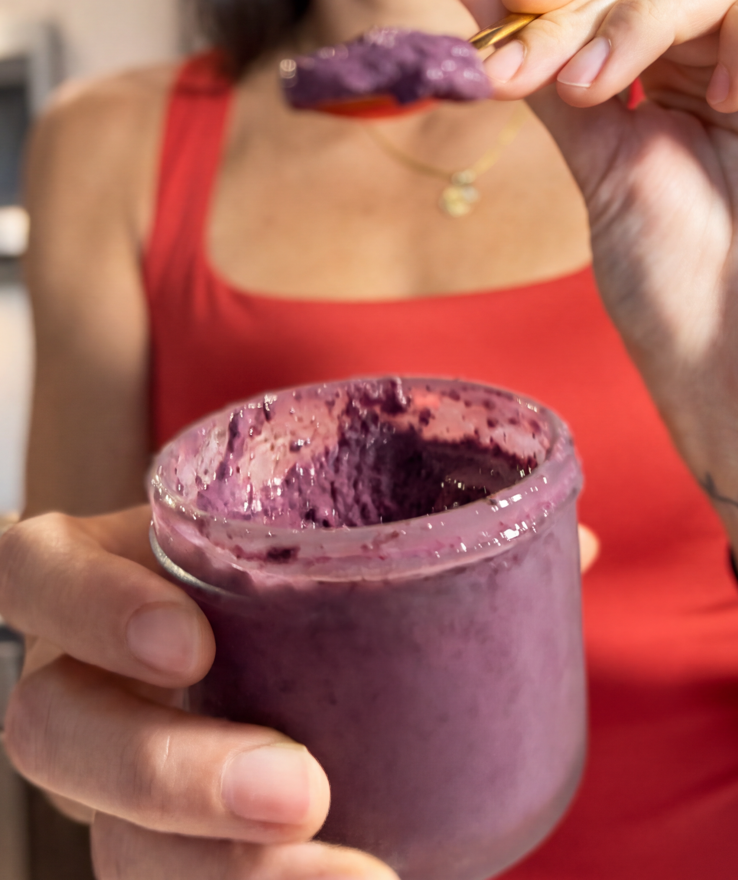 Healthy Blueberry Mousse