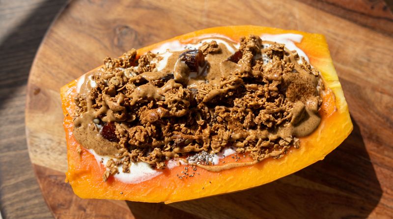 Papaya Yogurt Bowl