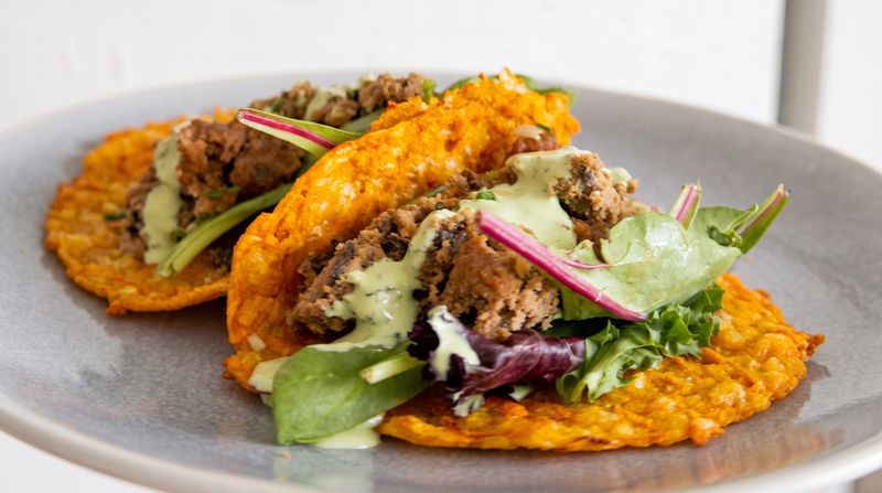 Parmesan Sweet Potato Tortillas